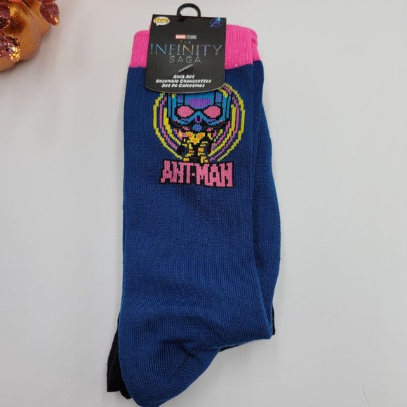 Funko Pop Socks Three Pairs Marvel Avengers Infinity Saga Set - Picture 2 of 5